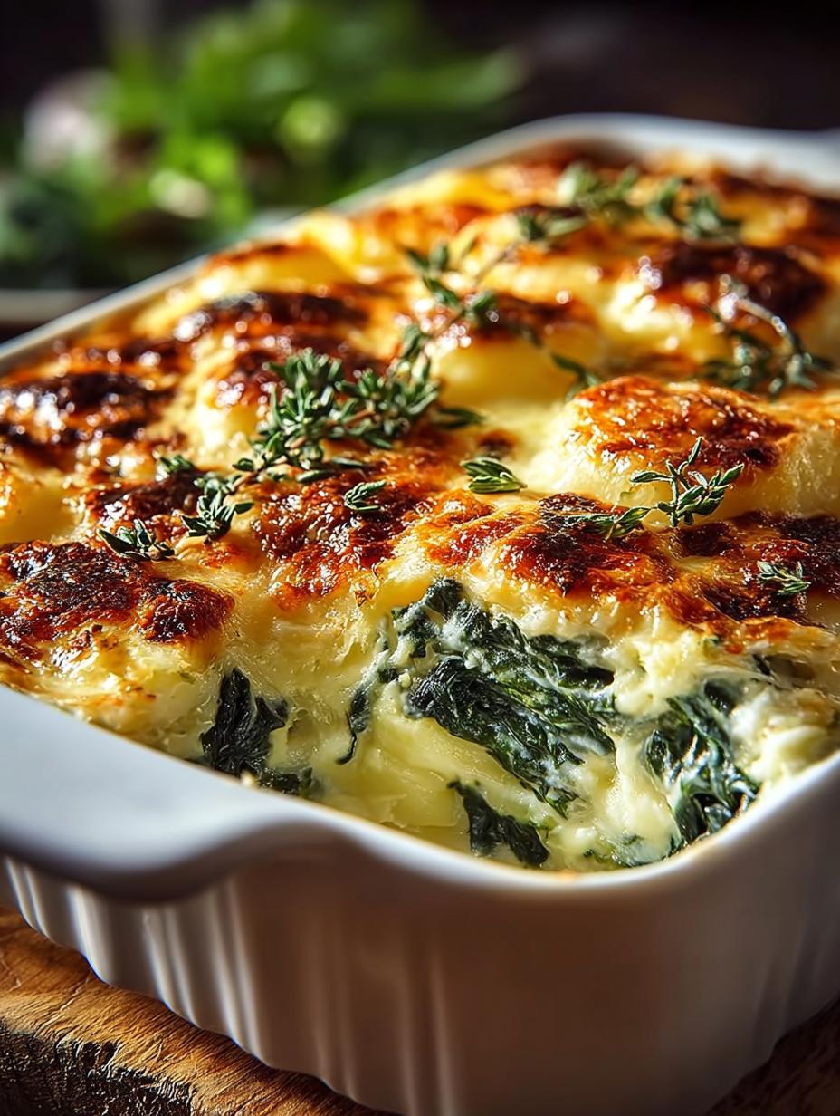 Kase Spinat Auflauf