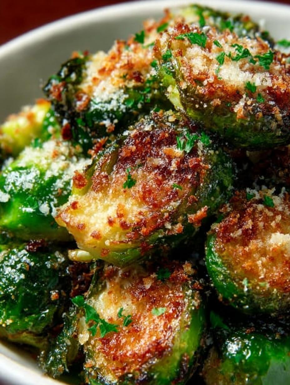Knusprige Knoblauch Parmesan Rosenkohl: 1 Fantastisch Genot! - Knusprige Knoblauch Parmesan Rosenkohl - main visual representation