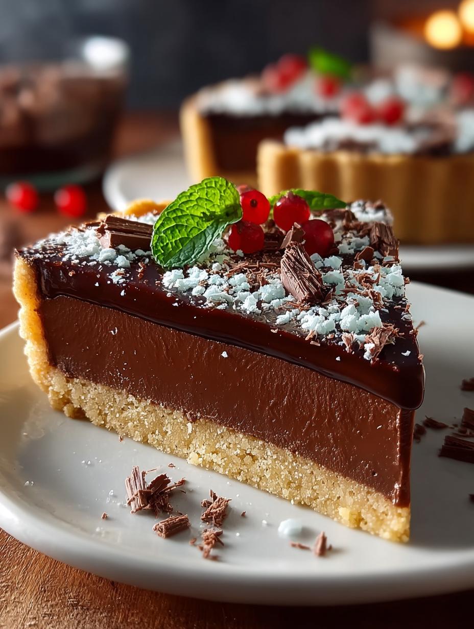 Mint Chocolate Tart