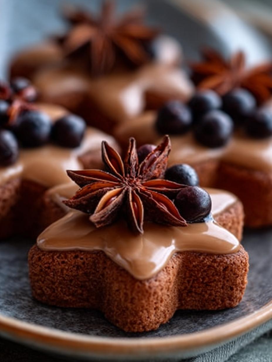 Heerlijke Mokkasterne met chocolade decoratie, perfect voor pure verwennerij