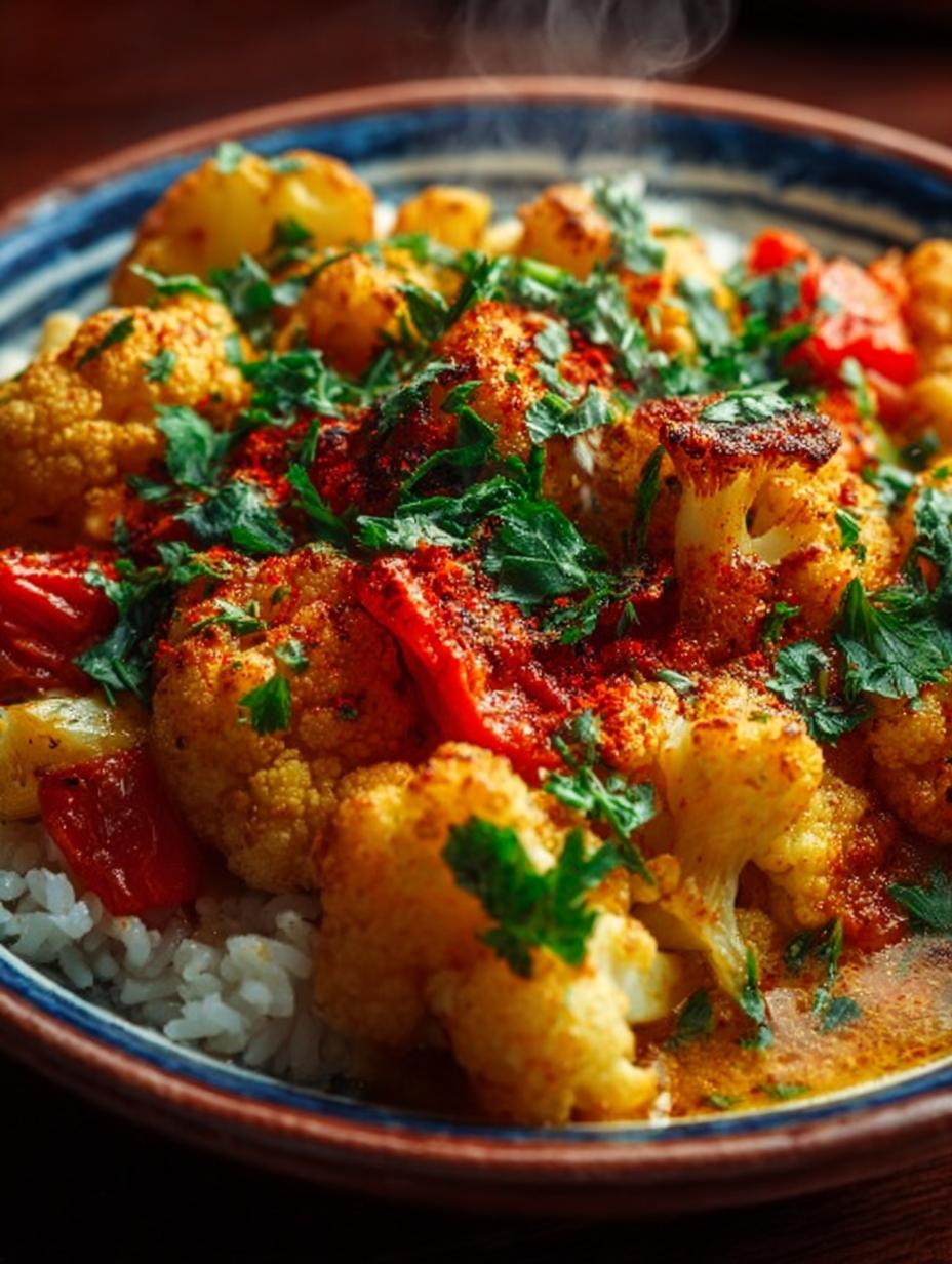 Ofen Blumenkohl Curry