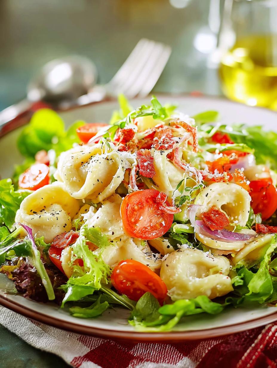 Pasta House Company Salade: 1 Geheim voor Epic Smaak - Een close-up van de Pasta House Company Salade, met de verse ingrediënten en de glanzende dressing duidelijk zichtbaar, wat de knapperigheid en smaak benadrukt.