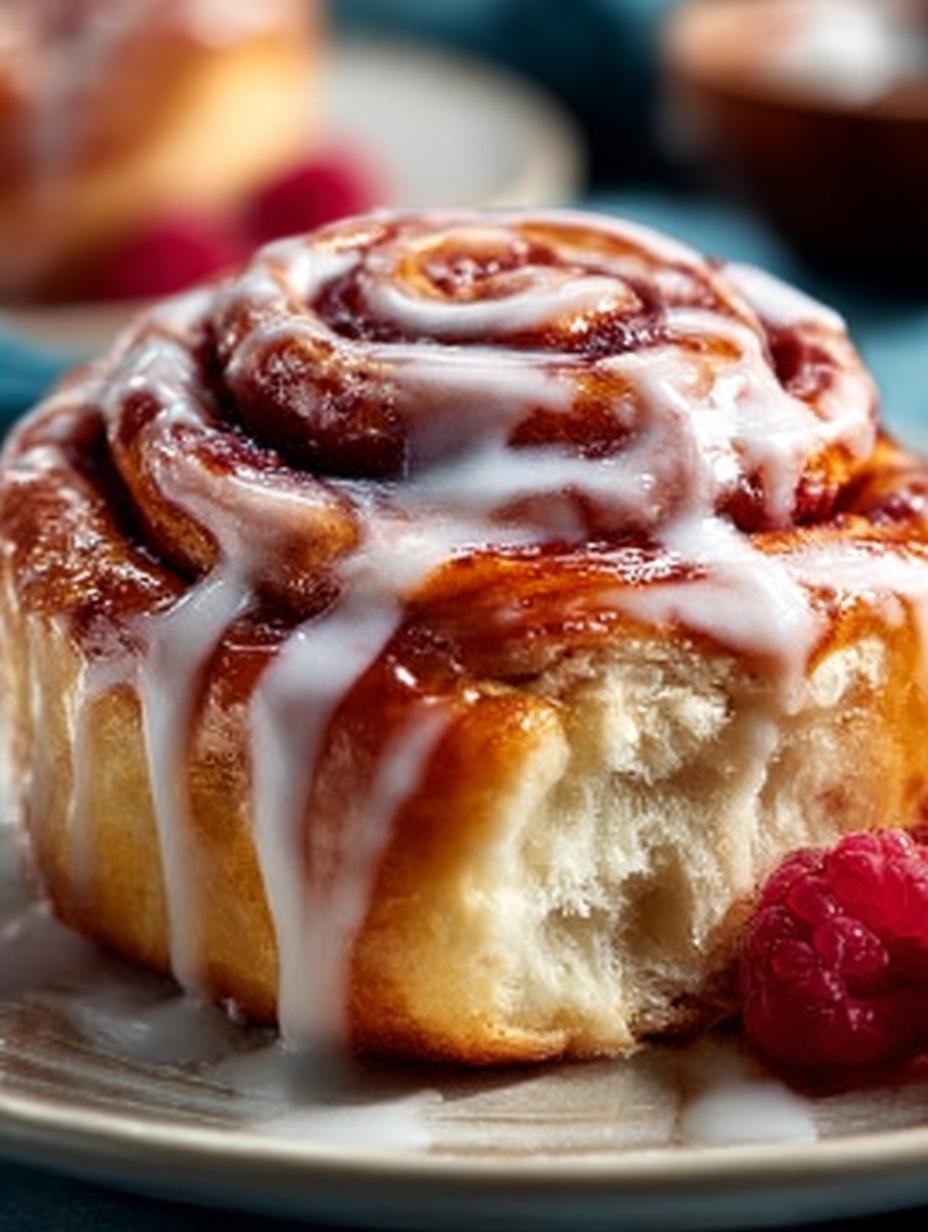 Raspberry Cinnamon Rolls