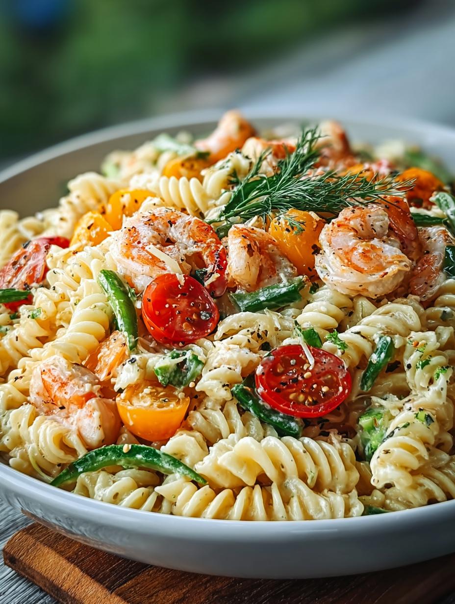 Diepgaande Zeevruchten Pastasalade in 20 Minuten! 5 Heerlijke en verfrissende Zeevruchten Pastasalade met rotini pasta, garnalen en groenten