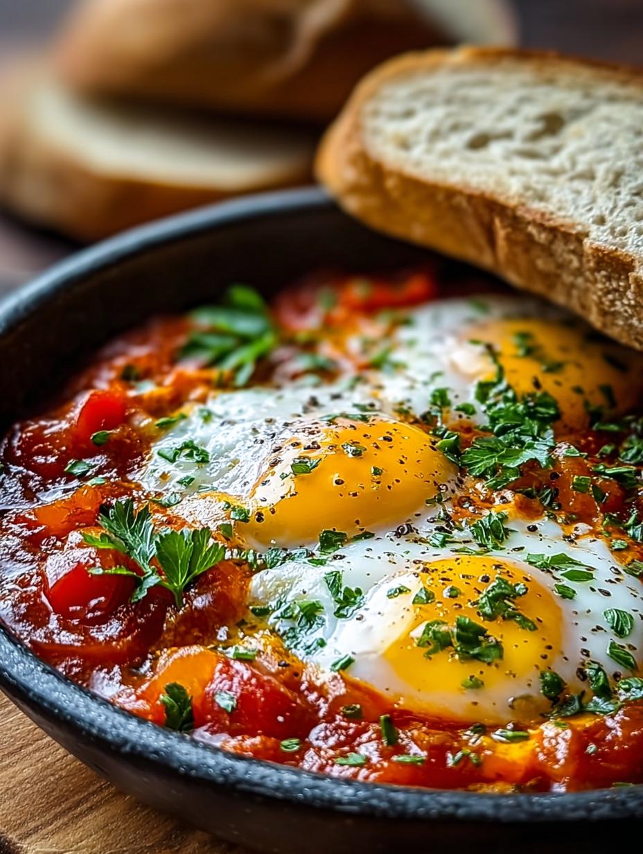 Shakshuka Mit Sauerteigbrot