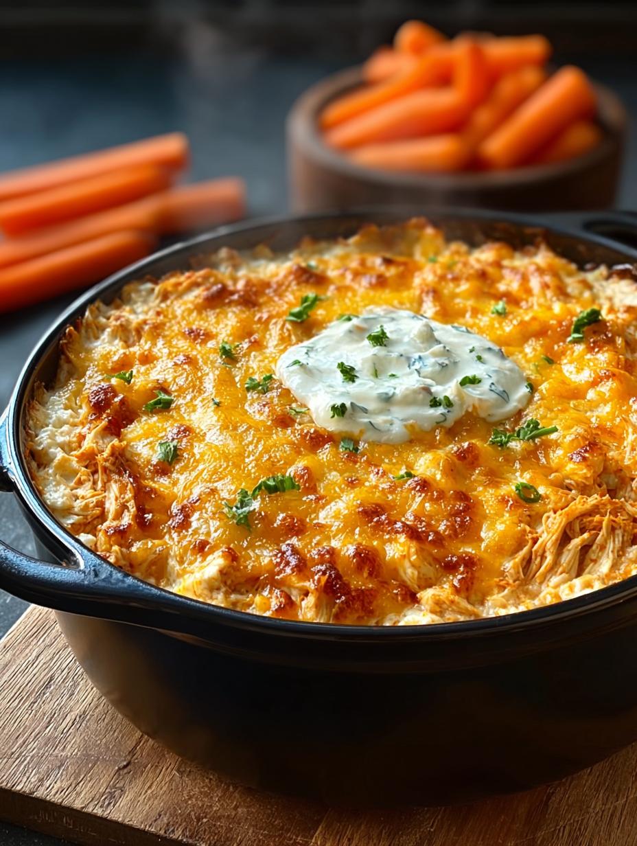 Small Buffalo Chicken Dip