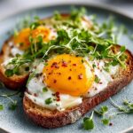 Smashed Eggs Toast