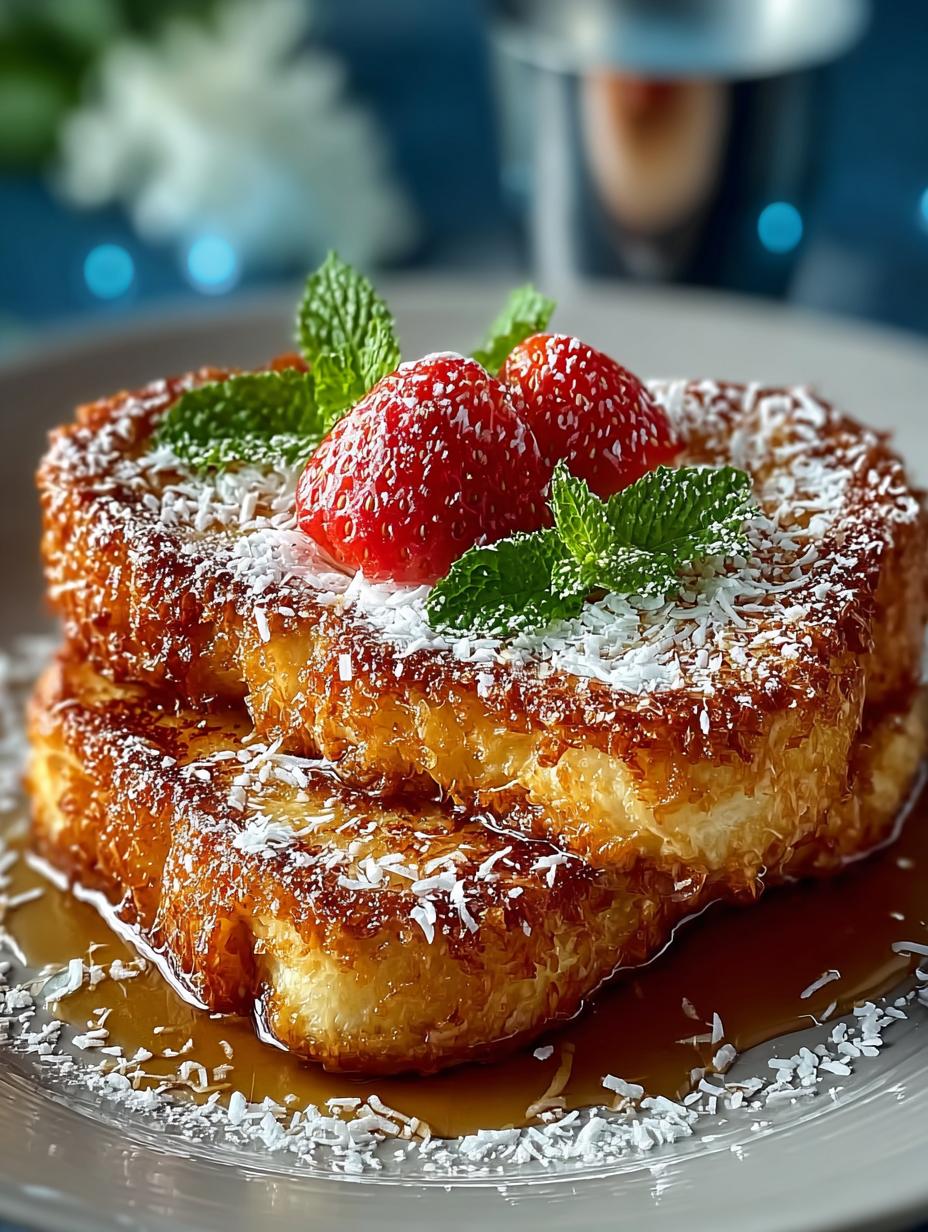 Coconut Crusted French Toast