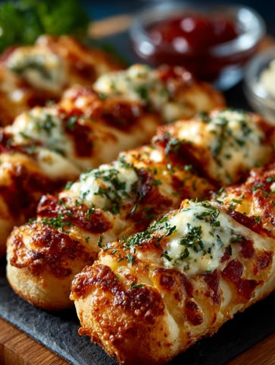 Geniale Pizzastangen: 1 Truc voor Succes! - Geniale Pizzastangen - versgebakken pizzastangen op een bakplaat