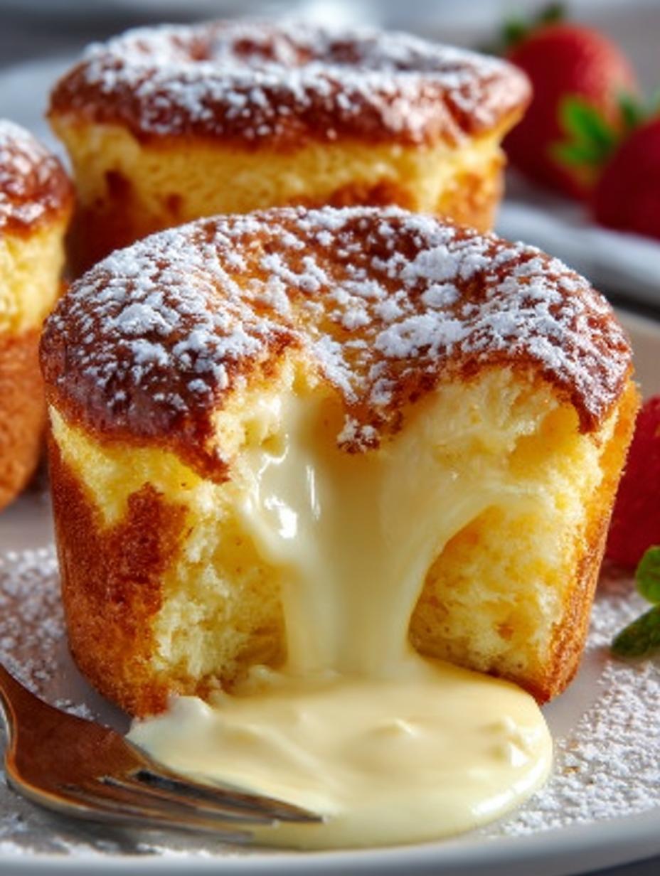 Quark Muffins Mit Vanillepudding