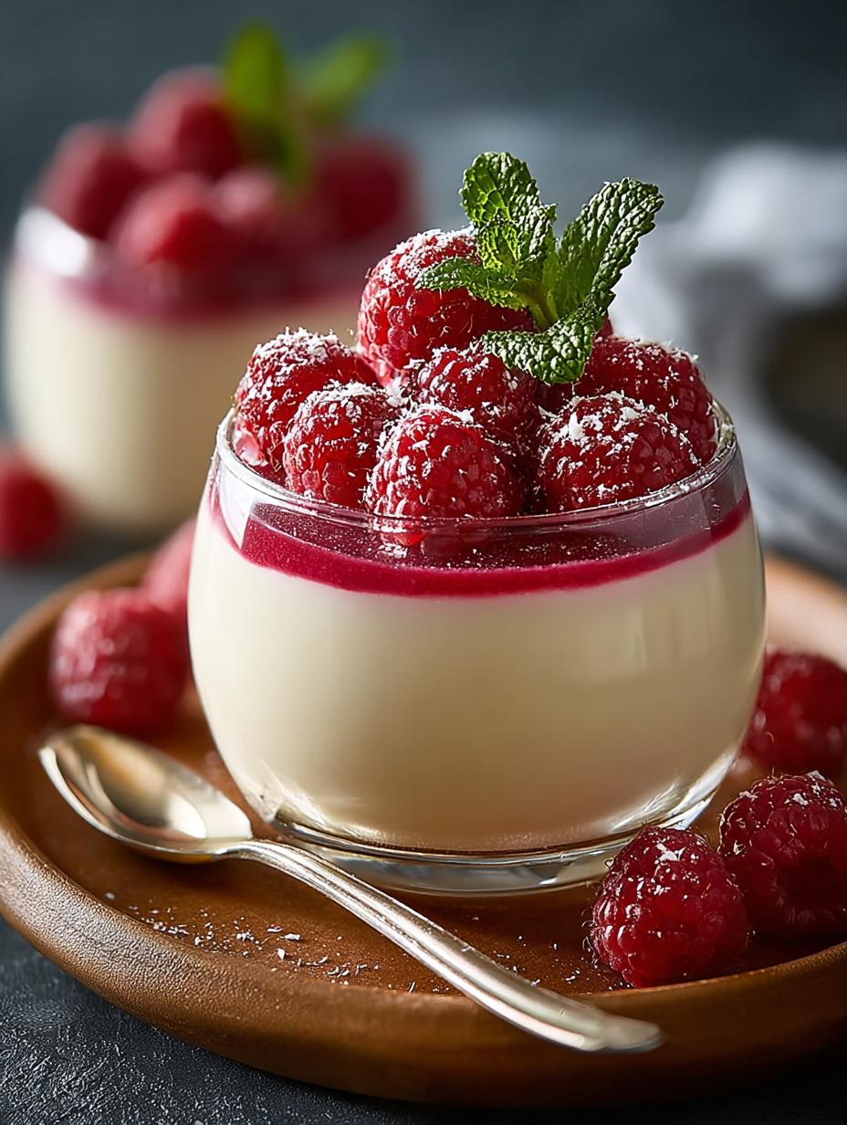 Raspberry Posset