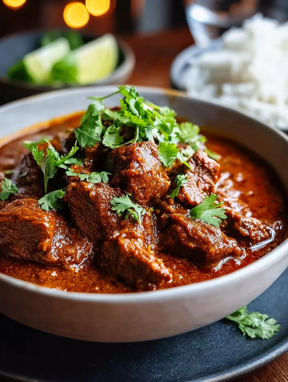 Vindaloo Beef Curry: De 2 uur diepste smaakexplosie! 5 Vindaloo Beef Curry: De 2 uur diepste smaakexplosie! - Vindaloo Beef Curry - main visual representation