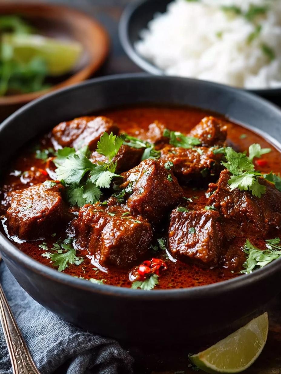 Vindaloo Beef Curry: De 2 uur diepste smaakexplosie! 6 Vindaloo Beef Curry: De 2 uur diepste smaakexplosie! - Vindaloo Beef Curry - additional detail