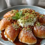 Atayef with Cream Cheese