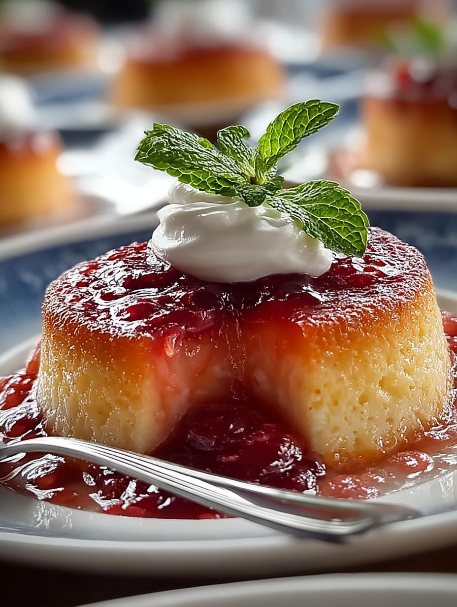 Backerischer Rhabarberpudding