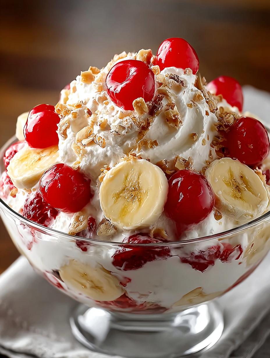 Banana Split Fluff Salad