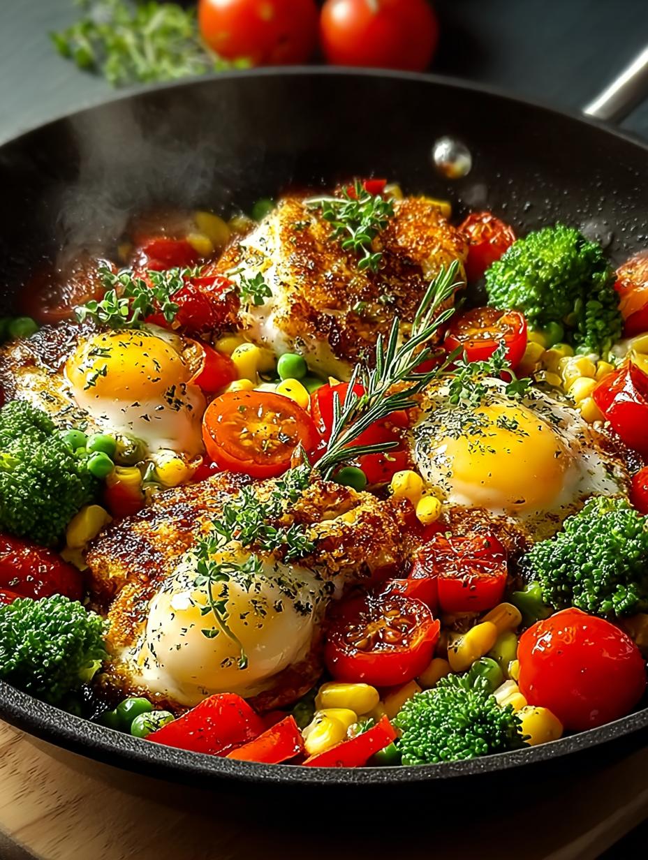 Bunte Gemuesepfanne Mit