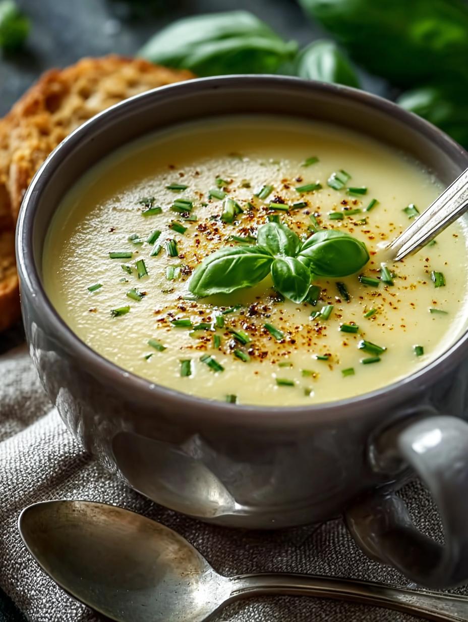 Cremige Zucchini Suppe Mit: Ultiem Comfort in 1 Kom 5 Cremige Zucchini Suppe Mit: Ultiem Comfort in 1 Kom - Cremige Zucchini Suppe Mit - main visual representation