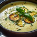 Cremige Zucchini Suppe Mit