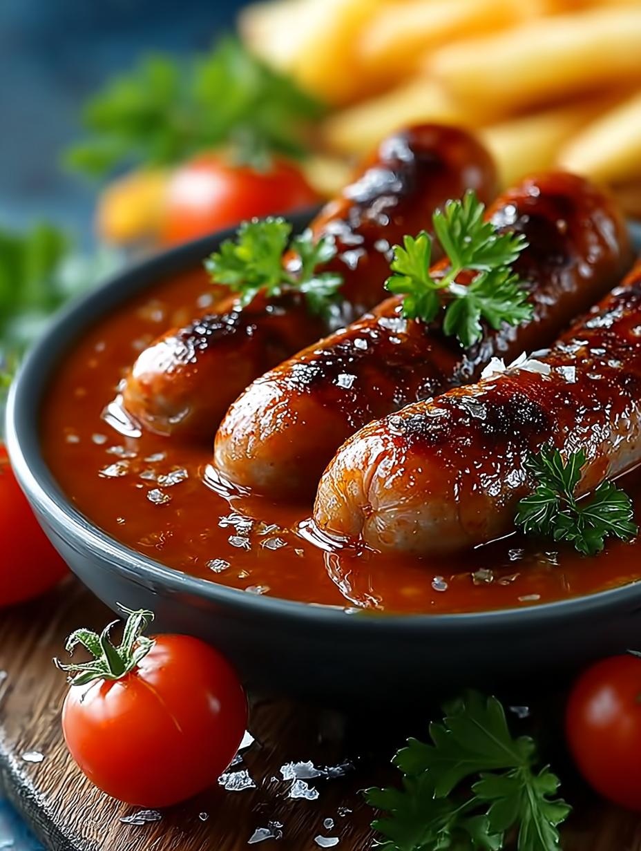 Deutsche Currywurst Tomatensauce: Ongelooflijk lekker! - Deutsche Currywurst Tomatensauce - main visual representation