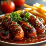 Deutsche Currywurst Tomatensauce