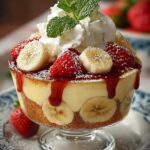 Erdbeer Bananen Pudding Traum