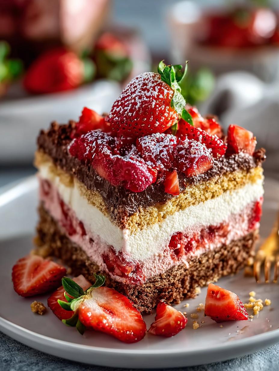 Erdbeer Crunch Kuchen: 1 Heerlijk, vers genot! - Erdbeer Crunch Kuchen - additional detail