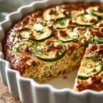 Erdnussbutter Zucchini Auflauf