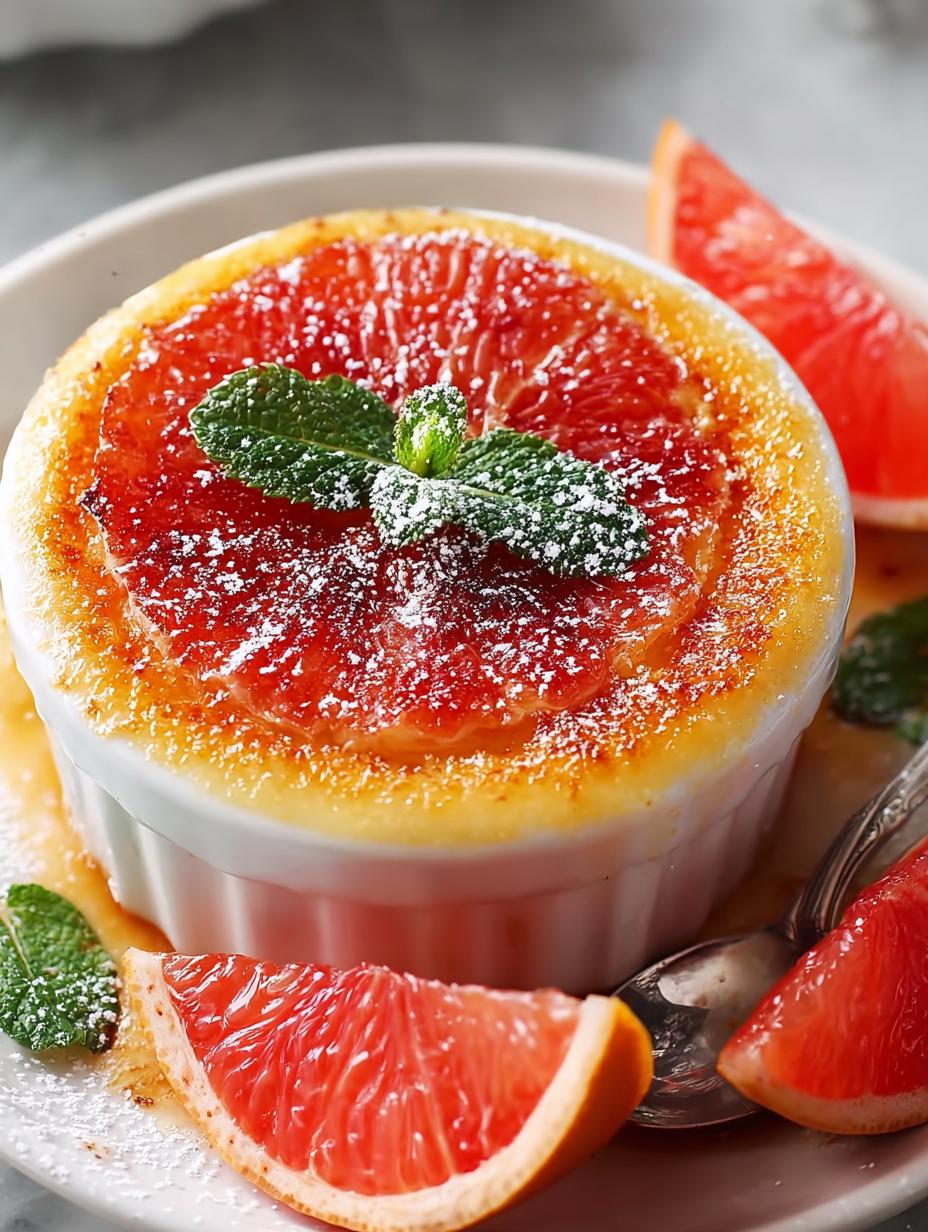 Grapefruit Brulee