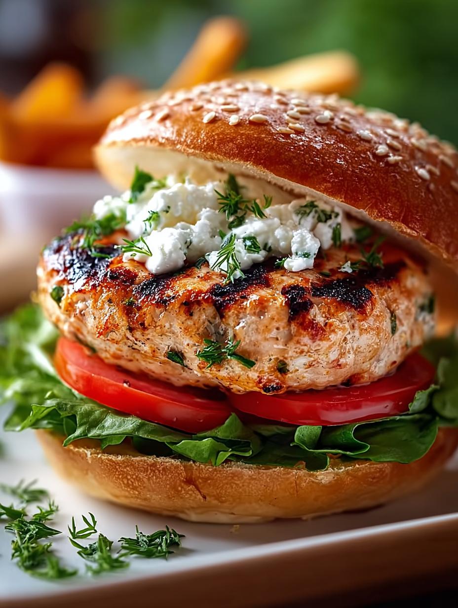 Close-up van een perfect gegrilde Griekse Hahnchenburger met verse ingrediënten en een gouden korst