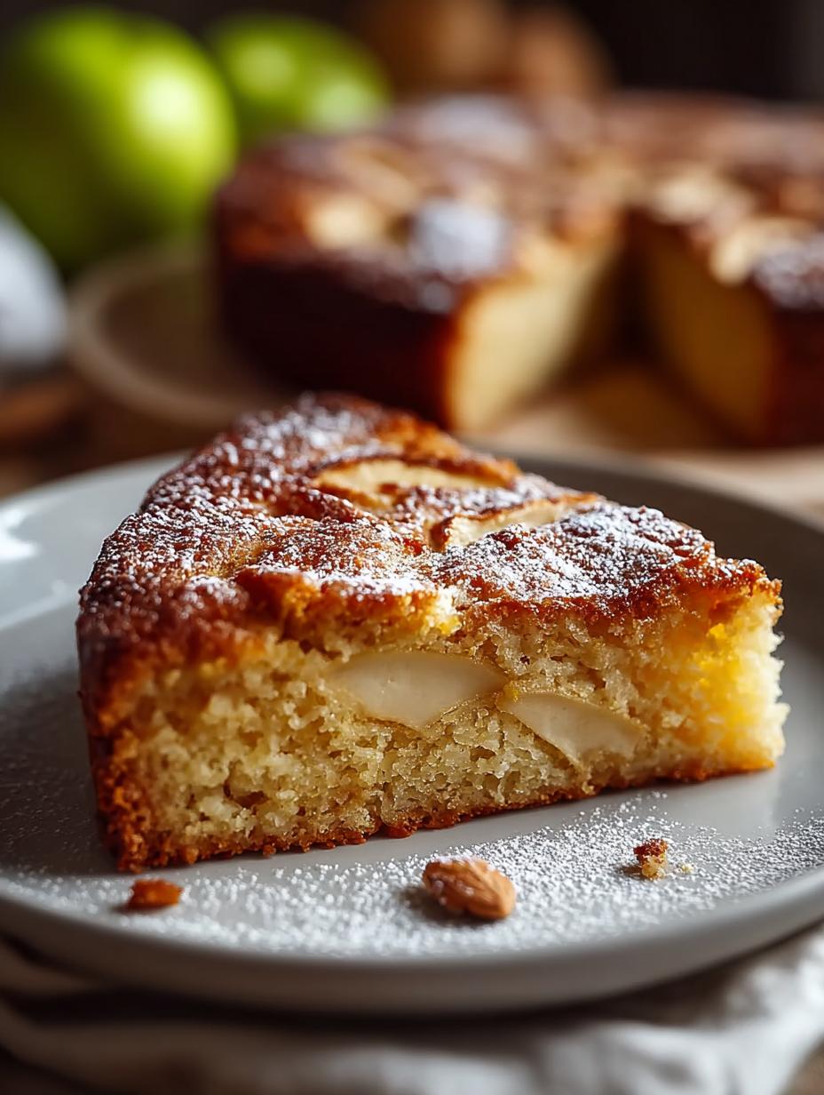 Haferflocken Apfelkuchen