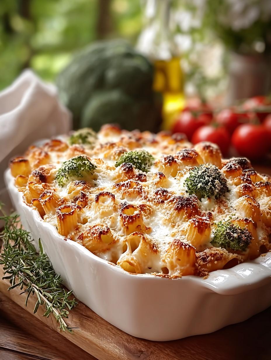 Italienischer Hochzeitspasta Auflauf