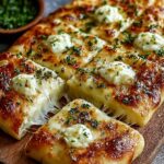 Knoblauch Kaese Fladenbrot