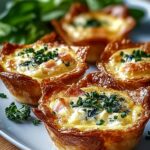 Knusprige Mini Fruehstueckquiches
