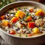 Kuschelige Herbst Wildreis Suppe