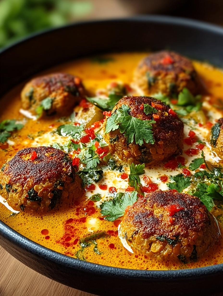 Linsenbaellchen Cremigem Curry