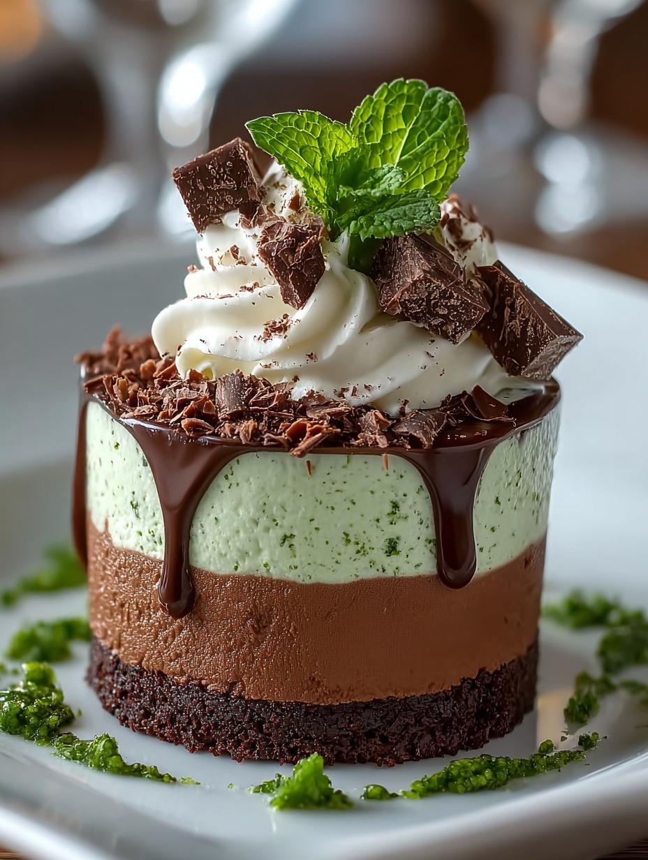 Minz Schokoladen Traum Dessert: 250 calorieën geluk - Minz Schokoladen Traum Dessert - main visual representation
