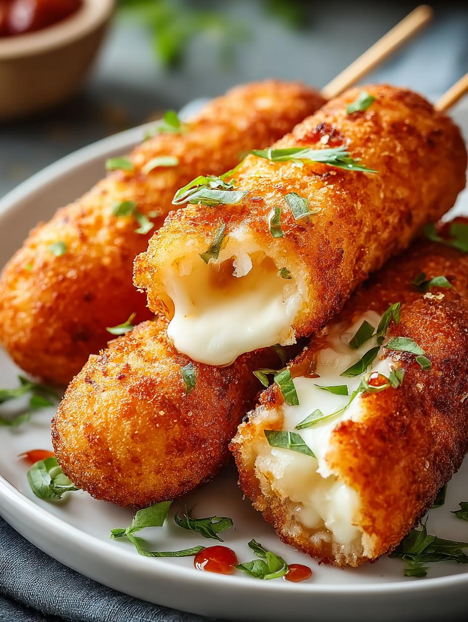 Mozzarella Corn Dogs