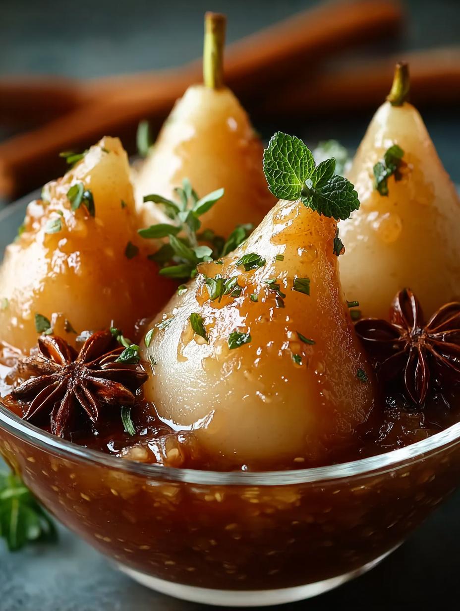 Neujahrs Tag Gewurzbirnen Kompott