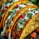 Ofen Kaese Tacos Knusprig