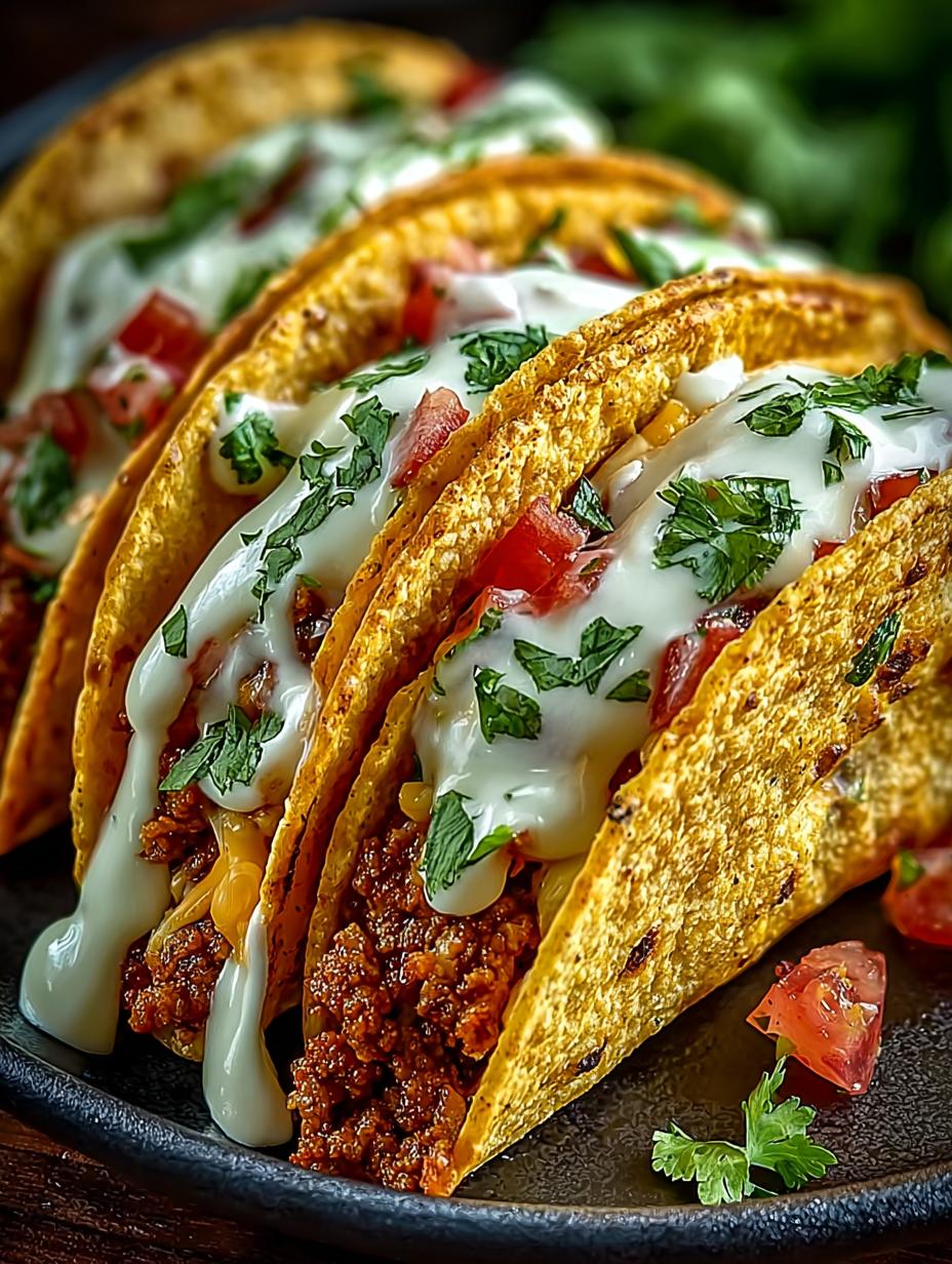 Ofen Kaese Tacos Knusprig
