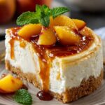 Pfirsich Cobbler Kasekuchen