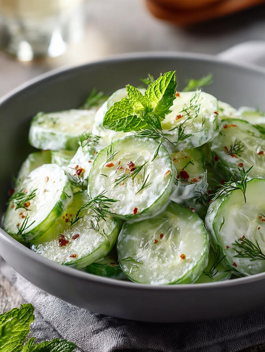 Polish Cucumber Salad
