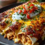 Queso Chicken Enchiladas
