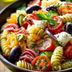 Rainbow Antipasto Pasta Salad