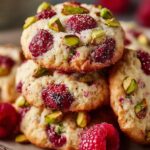 Raspberry Pistachio Heaven Cookies