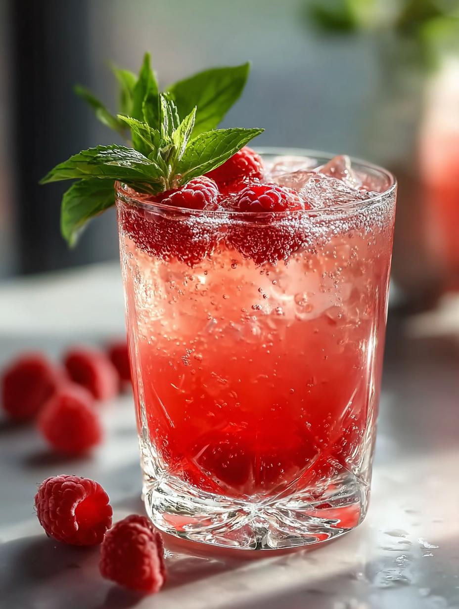 Raspberry Rose Mocktail