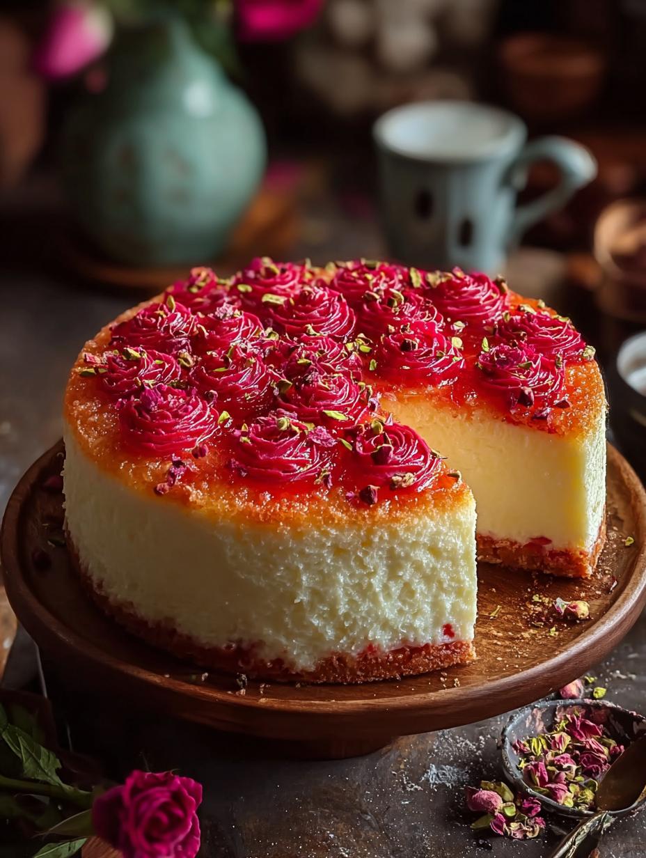 Rooh Afza Milk Cake