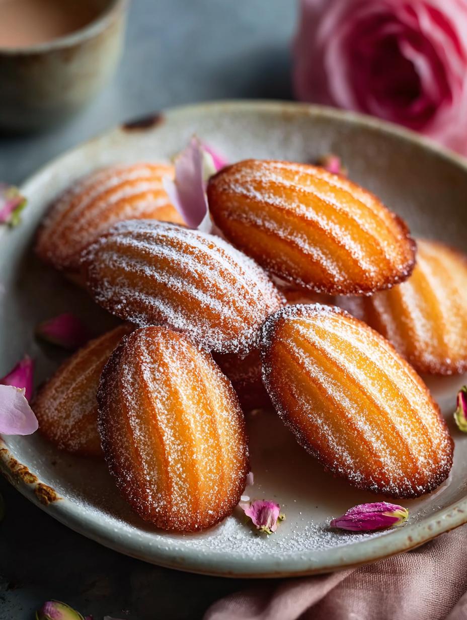 Rozen Madeleines: Onthul 10 magische Parijse geheimen - Rose Madeleines - close-up van de schelpvormige gebakjes
