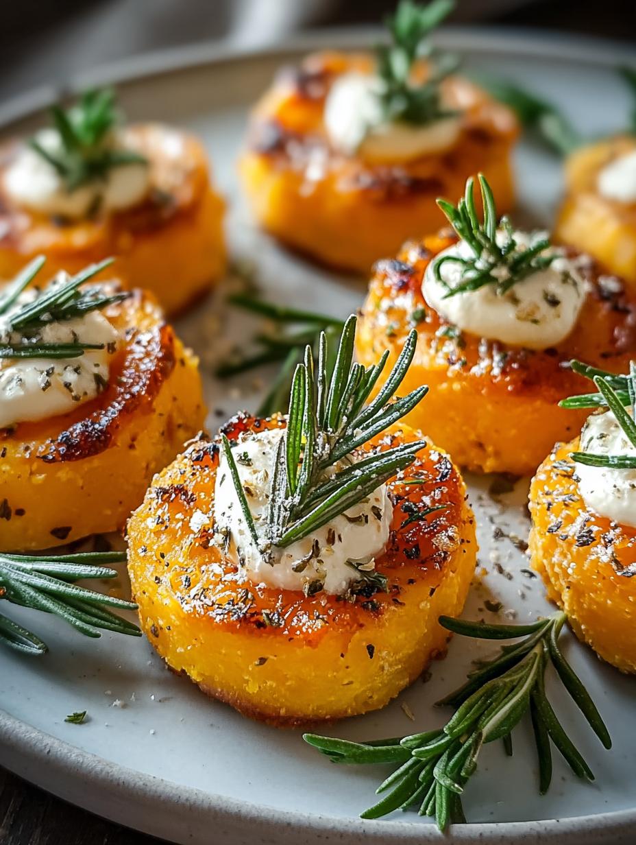 Heerlijke Rozemarijn Pompoen Hapjes vers uit de oven, perfect als snelle snack